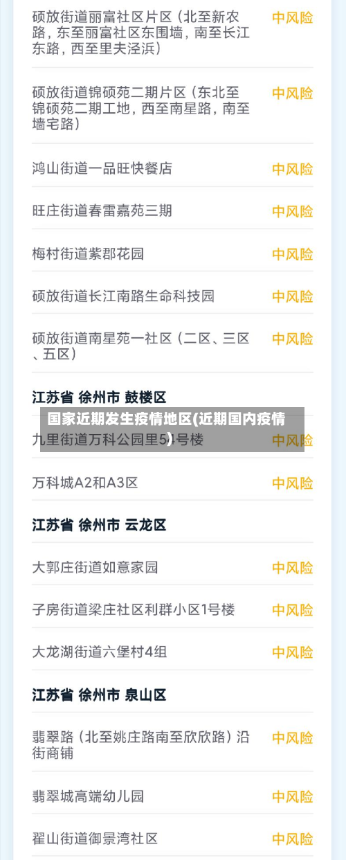 国家近期发生疫情地区(近期国内疫情)-第2张图片