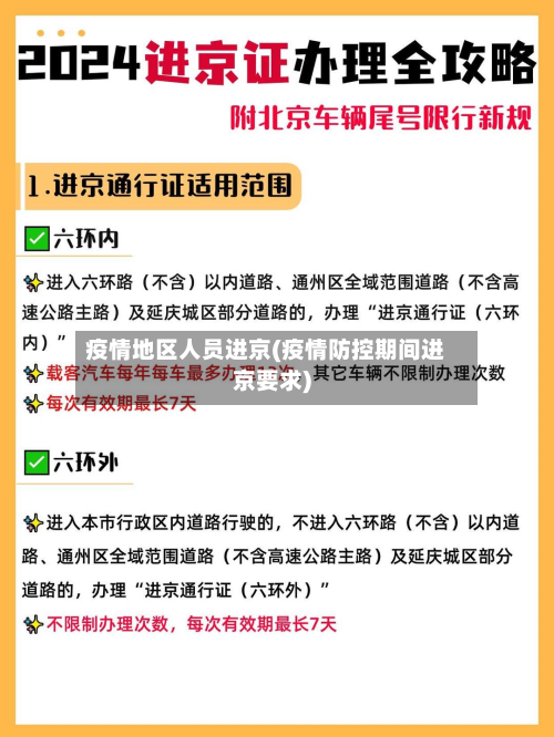 疫情地区人员进京(疫情防控期间进京要求)-第2张图片